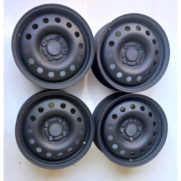 Jogo De Roda Ferro Aro 15 4x108 Ford Ca468