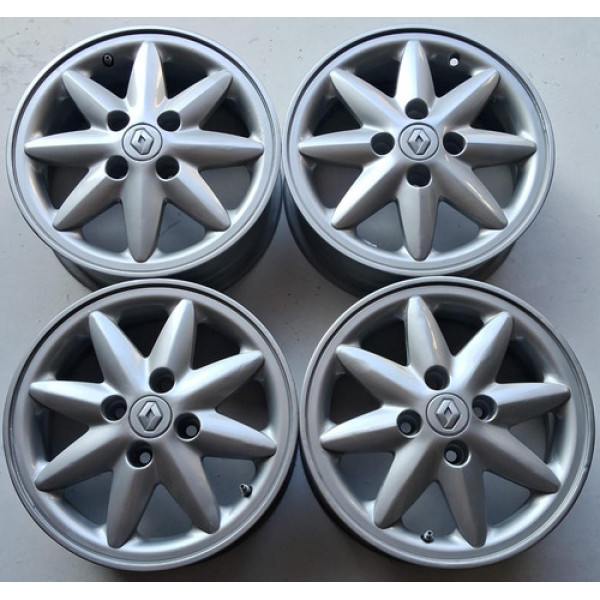 Jogo De Roda Aro 14 4x100 Renault Ca266