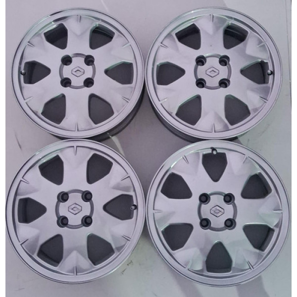 Jogo De Roda Aro 15 4x100 Renault