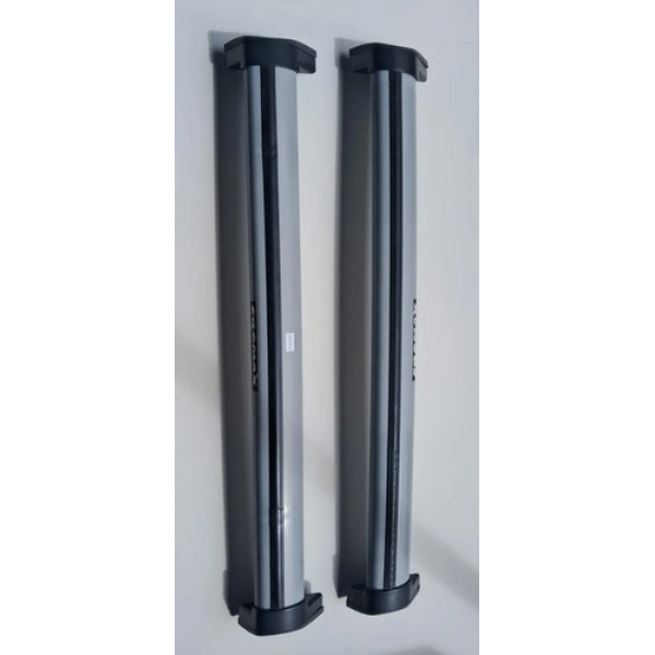 Rack De Teto Travessa Eqmax Wold Uno 96/13 4 Portas Prata Prata E Preto