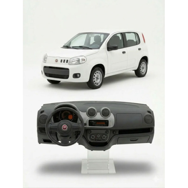 Painel Tabelier Uno Vivace Cinza Escuro Original Ca1748 Cinza-escuro