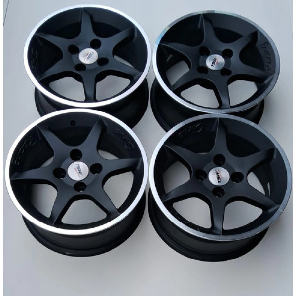 Jogo De Roda Liga Leve Aro 14 Vw Fiat Honda Renault Gmca1740 Diamantada