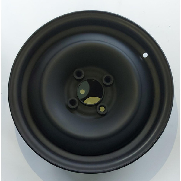 Roda Ferro Aro 14 4x108 Step Peugeot Citroen Preto Fosco